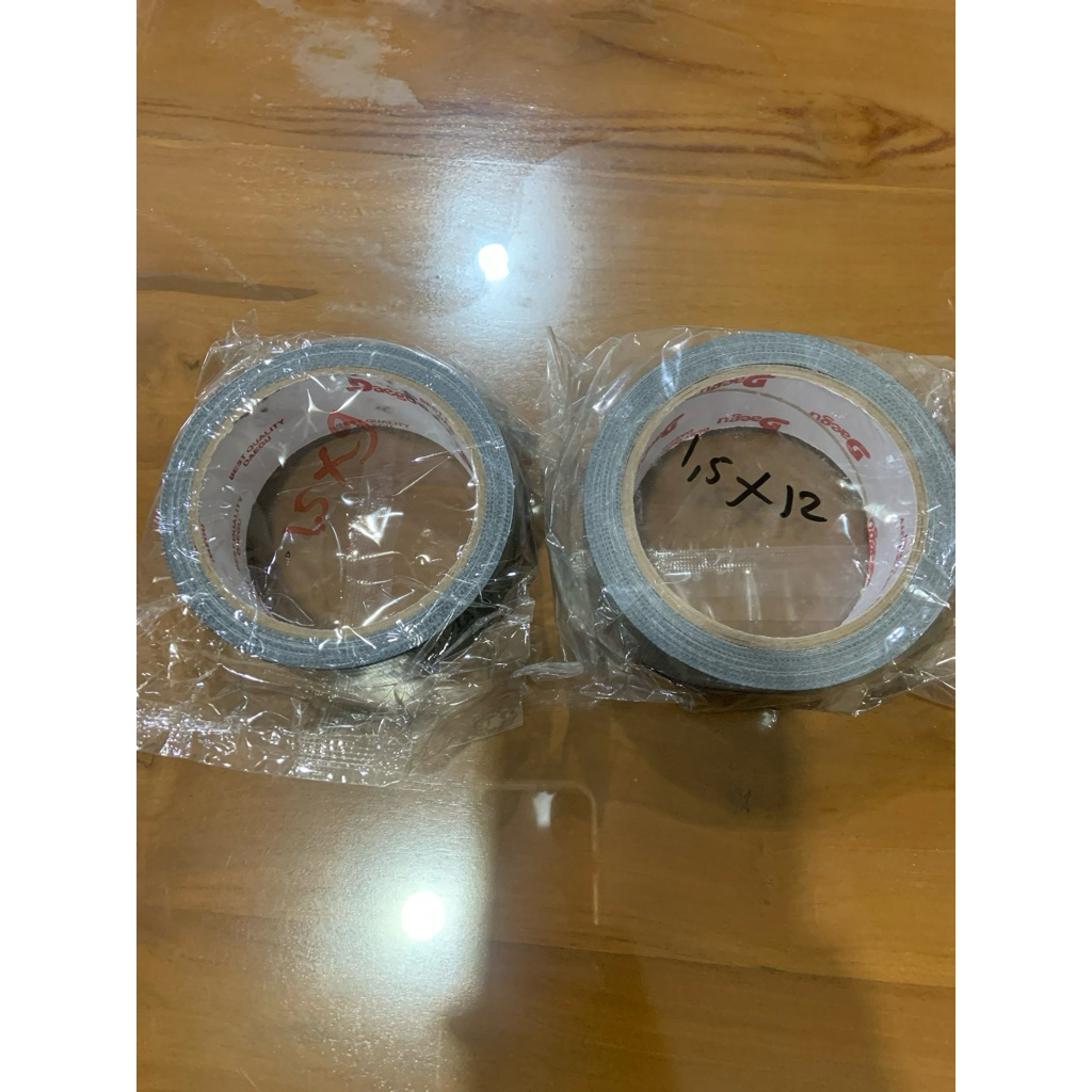 

DAEGU Lakban Kain Hitam Isolasi Cloth Tape 1.5 inch (9m / 12m) murah berkualitas