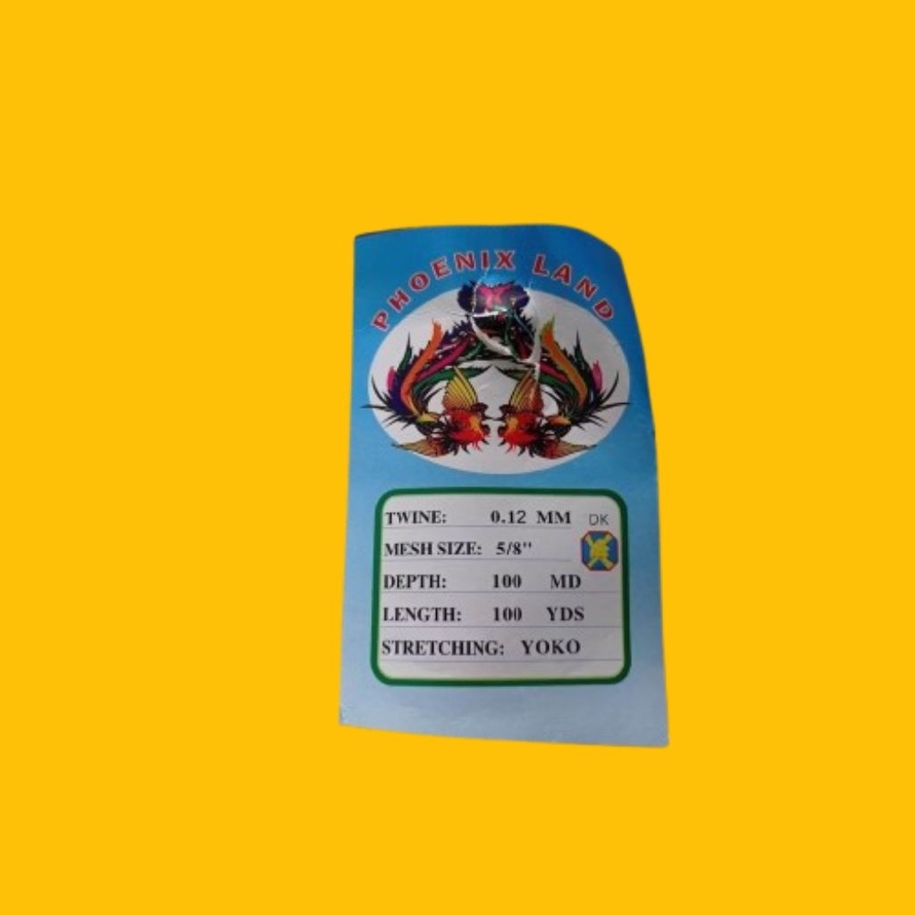 Jaring ikan wader jaring ikan kecil jaring ikan lunjar 0.12 5/8 inchi 100md/100yds jaring pukat ikan