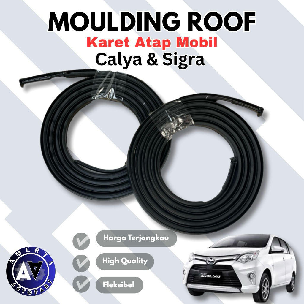 Roof Moulding Karet Atap Calya Sigra Original