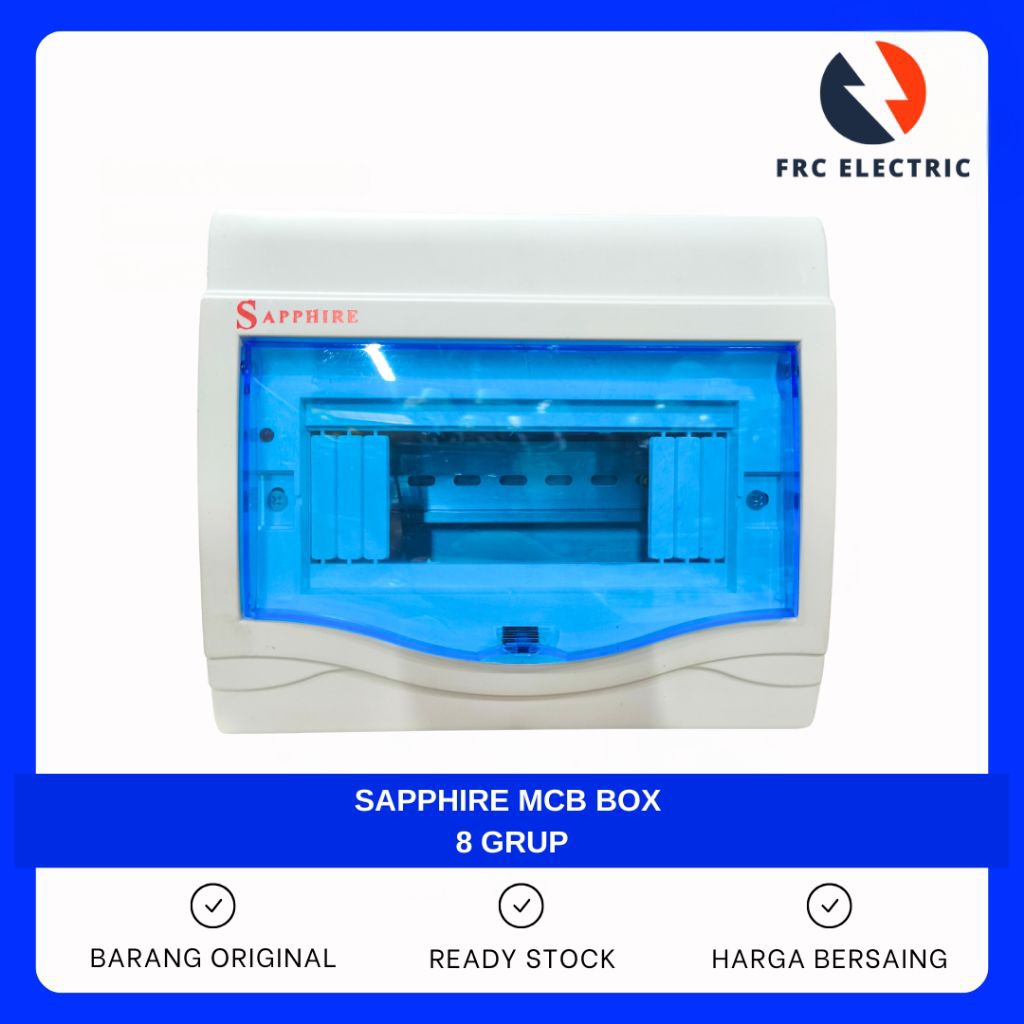 Fuse Box outbow 8 Grup - Kotak MCB 8 Grup - Rumah MCB 8 group - Outbow fusebox - Sapphire Fuse Box 8