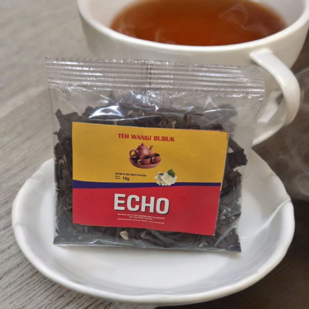 

Teh ECHO kemasan Sachet ( 1 Renceng isi 10 Sachet x 10 Gr )