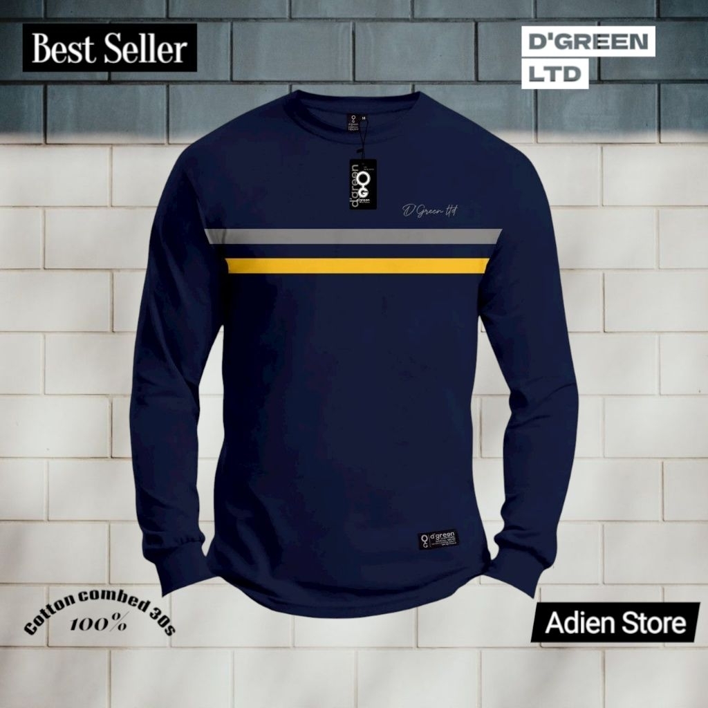 Kaos Distro Lengan Panjang Pria Adem Nyaman Kaos Lengan Panjang Distro Pria Halus Kattun