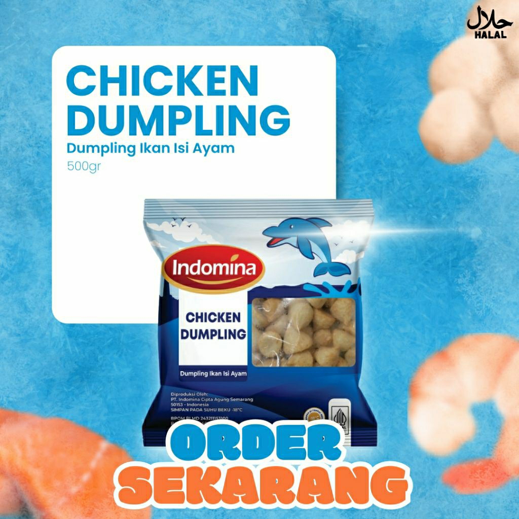 

INDOMINA CHICKEN DUMPLING 500 GRAM