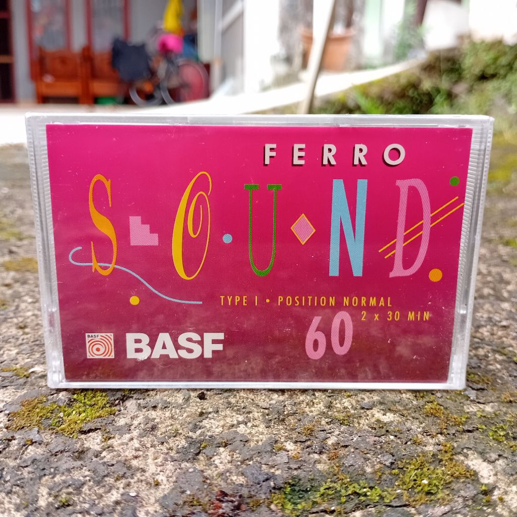 Kaset Kosong BASF Ferro Sound 60 Type I (1990) Blank Cassette Tape Sealed Nos Rare