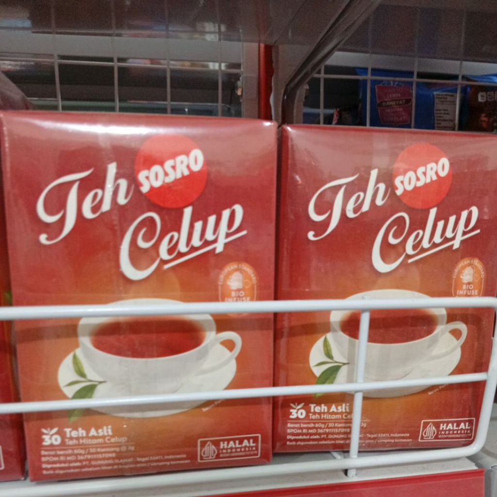

teh celup sosro 60g/30kantong
