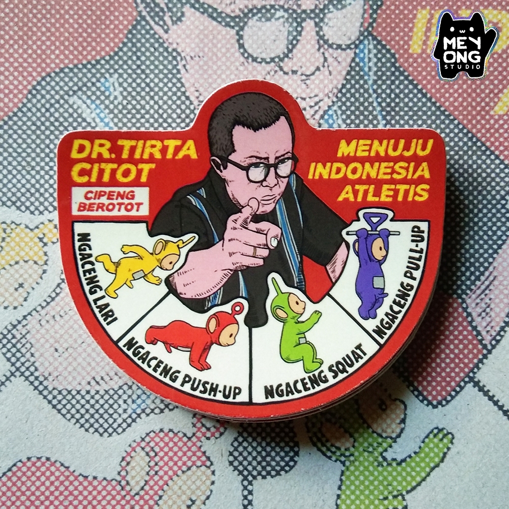 

Meyong studio | Sticker Dr Tirta Citot | Sticker Aesthetic | Sticker Skena | Sticker Lucu | Sticker Vinyl Waterproof | Sticker Laptop | Sticker Hp | Sticker Tumblr | Sticker Helm