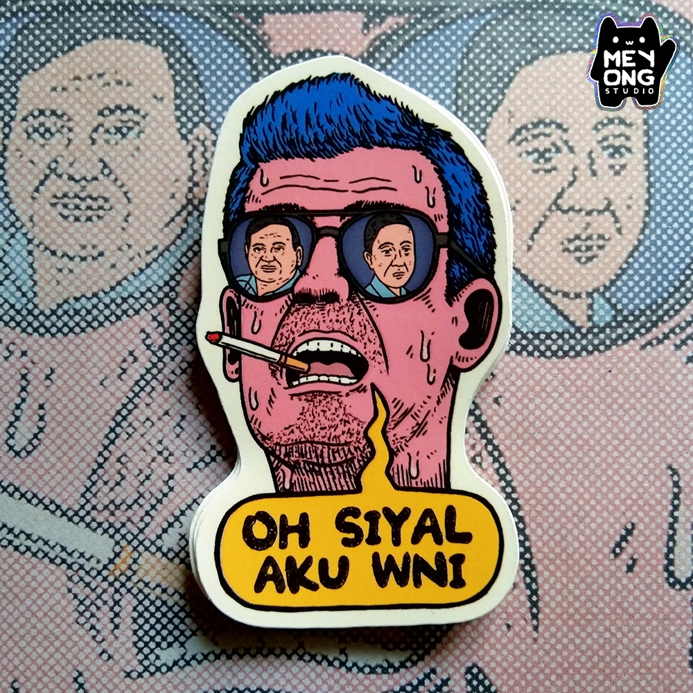 

Meyong studio | Sticker Oh Siyal Aku Wni | Sticker Aesthetic | Sticker Skena | Sticker Lucu | Sticker Vinyl Waterproof | Sticker Laptop | Sticker Hp | Sticker Tumblr | Sticker Helm
