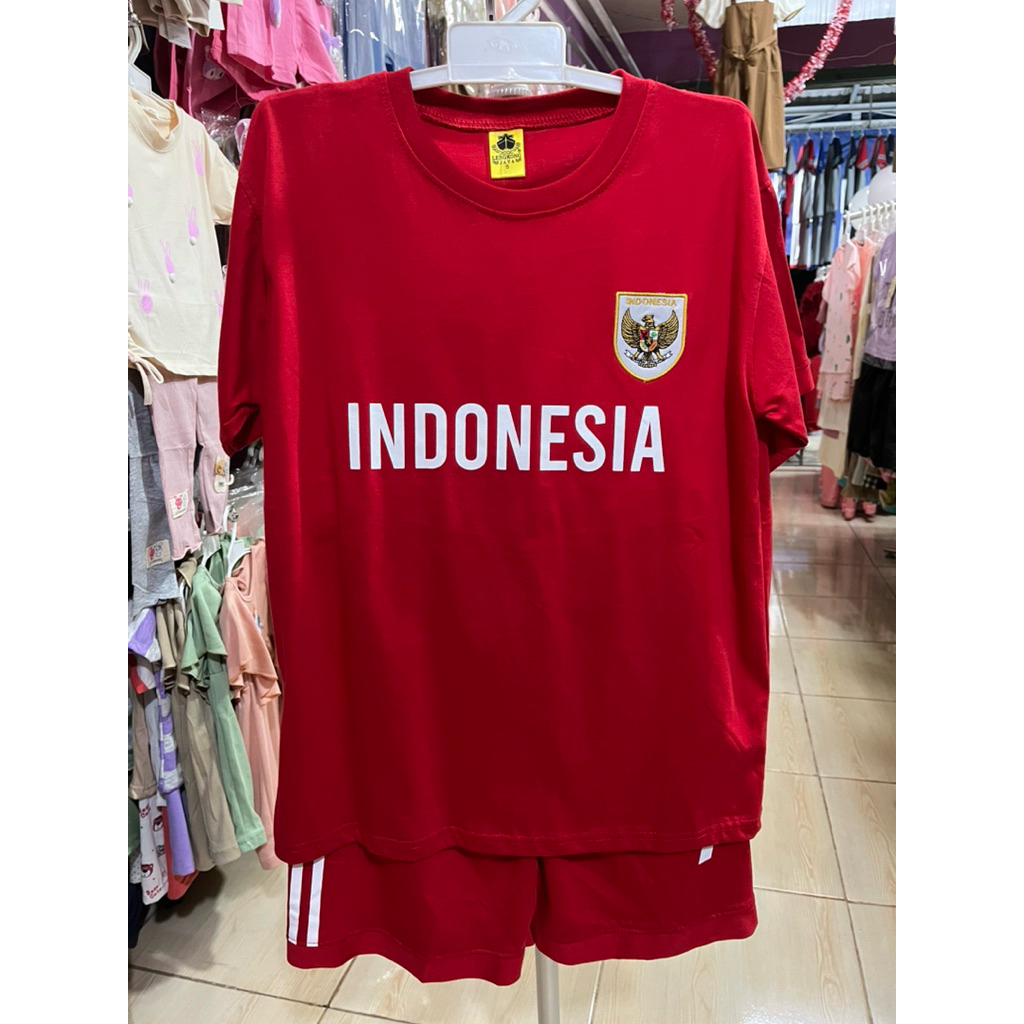 setelan merah putih Indonesia jumbo lengkong jaya setelan 17 Agustus