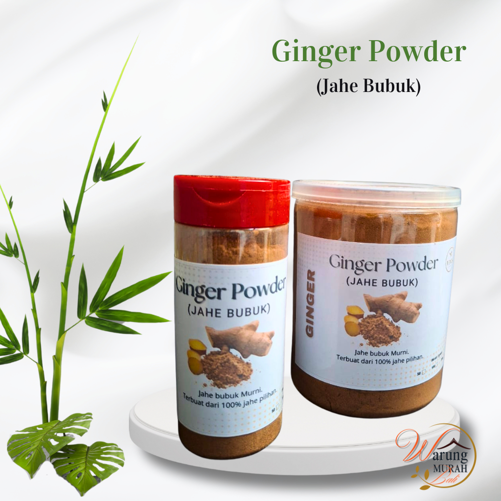 

Jahe Putih Bubuk Asli 100% – Ginger Powder Murni Herbal Alami