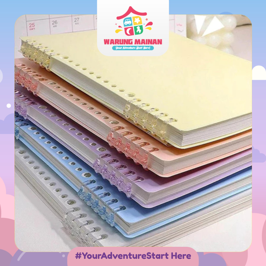 

[WARUNGMAINAN] [ATK35] Notebook Buku A5 B5 Binder Kuliah Binder 360 Derajat Notebook Aesthetic Alat Tulis Buku Tulis Sekolah Buku Catatan Lucu