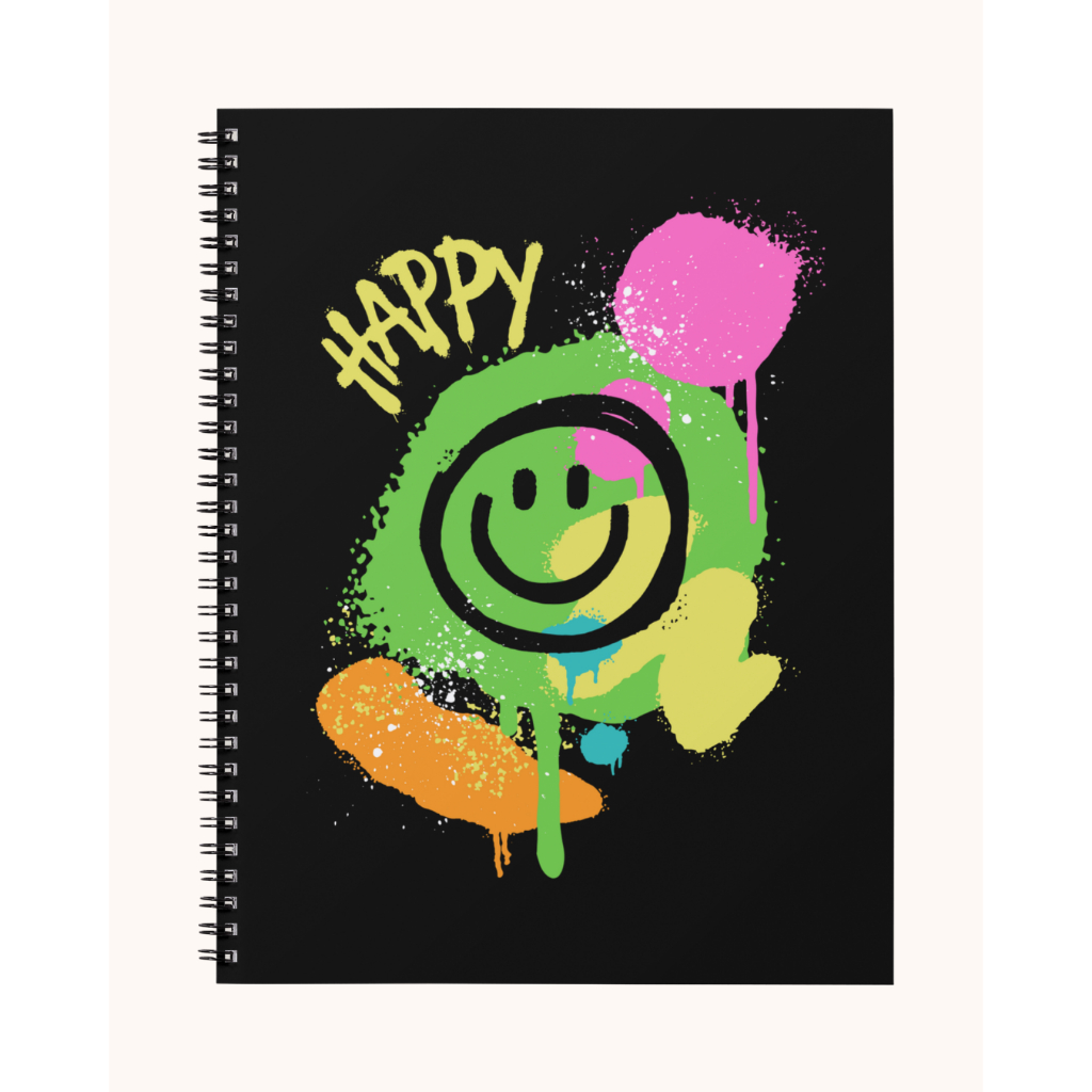 

Notebook Reflektif A5 Spiral – 50 Halaman Hitam Putih | HVS 80gsm & 100gsm – Happy