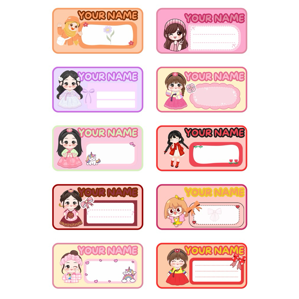 

Sticker anak ulang tahun dan sticker label nama