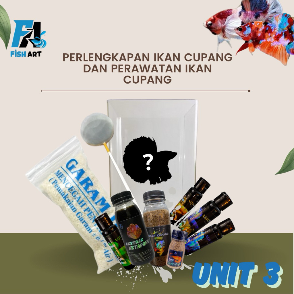 Paket Lengkap Perawatan dan Pengobatan Ikan Cupang | Paket Perawatan Ikan Cupang