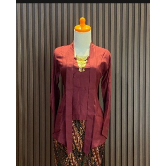 KEBAYA KUTU BARU POLOS KABAYA MODERN KEBAYA WISUDA BAHAN KATUN PREMIUM