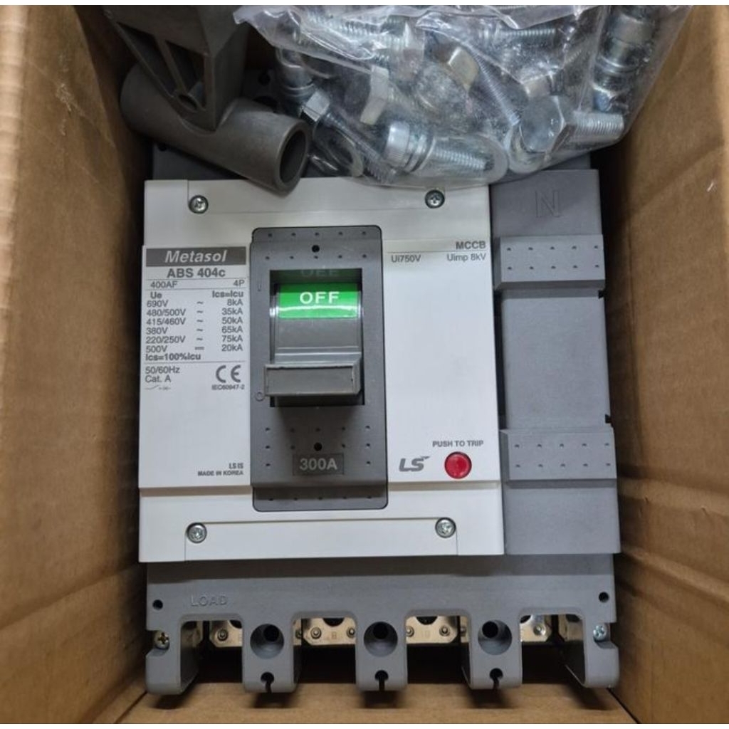 MCCB LS ABS 404C 4P 300A/MCCB LS 4P 300A ORIGINAL