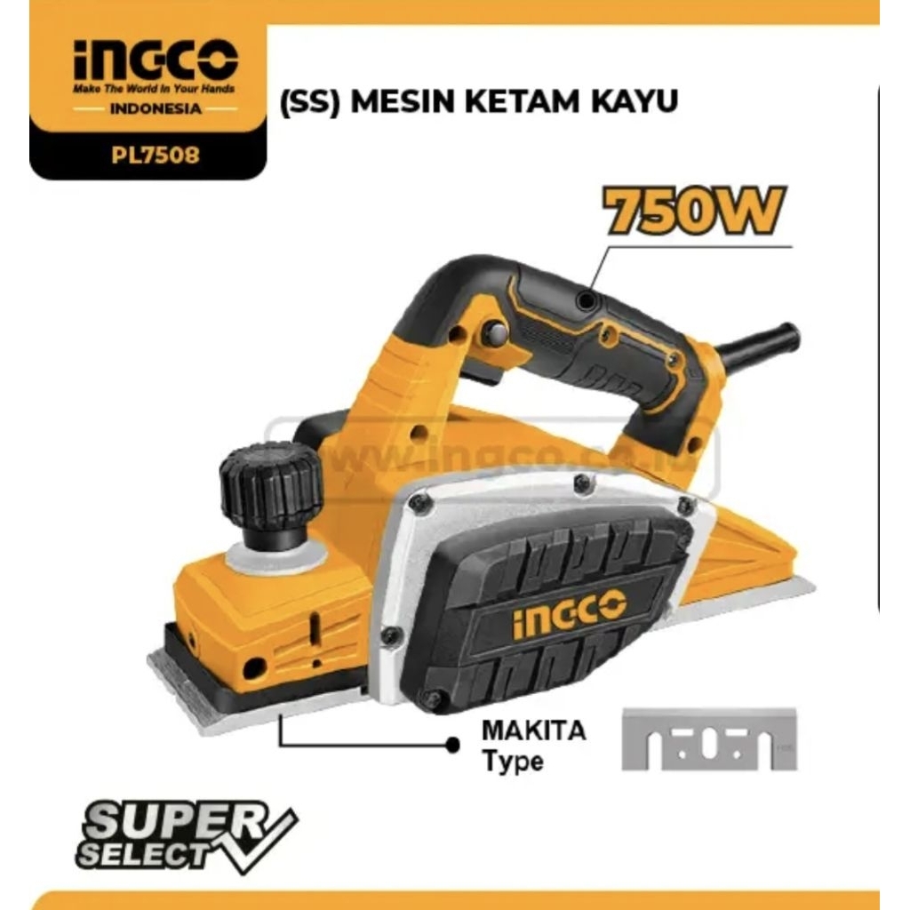 MESIN KETAM KAYU INGCO TYPE PL7508