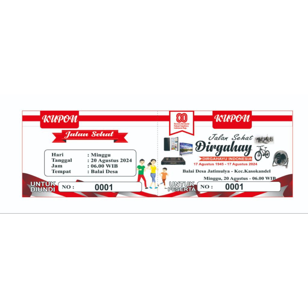 

KuponJalansehat/UndianHadiah/KuponAgustusan/KuponMurahisi100