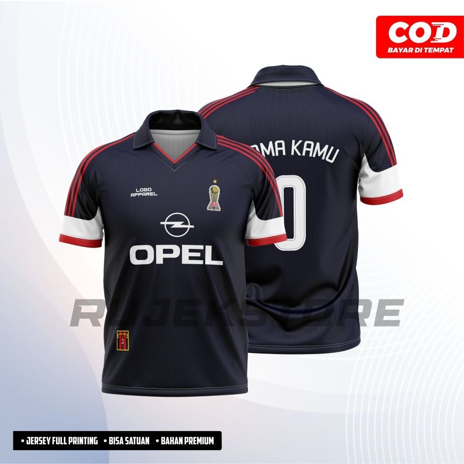 JERSEY MILAN 1999 3RD Retro Full Printing