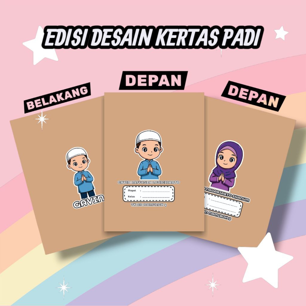 

Sampul Buku Tulis Custom