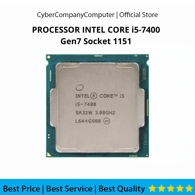 Processor Intel Core i5-7400 Gen7 LGA 1151 3.0GHz - Processor Intel Core i5-7400 Gen7 Socket 1151 Ga