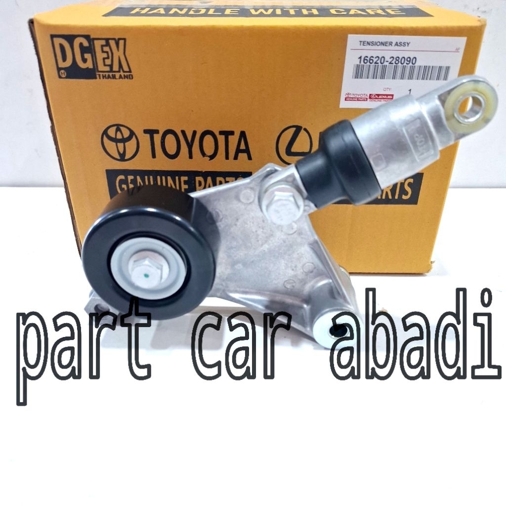 Tensioner Assy Fan Belt VBelt Asli Toyota Rav4 2.0 1AZ-FE ACA31 2006 2007 2008 2009 2010 2011 2012