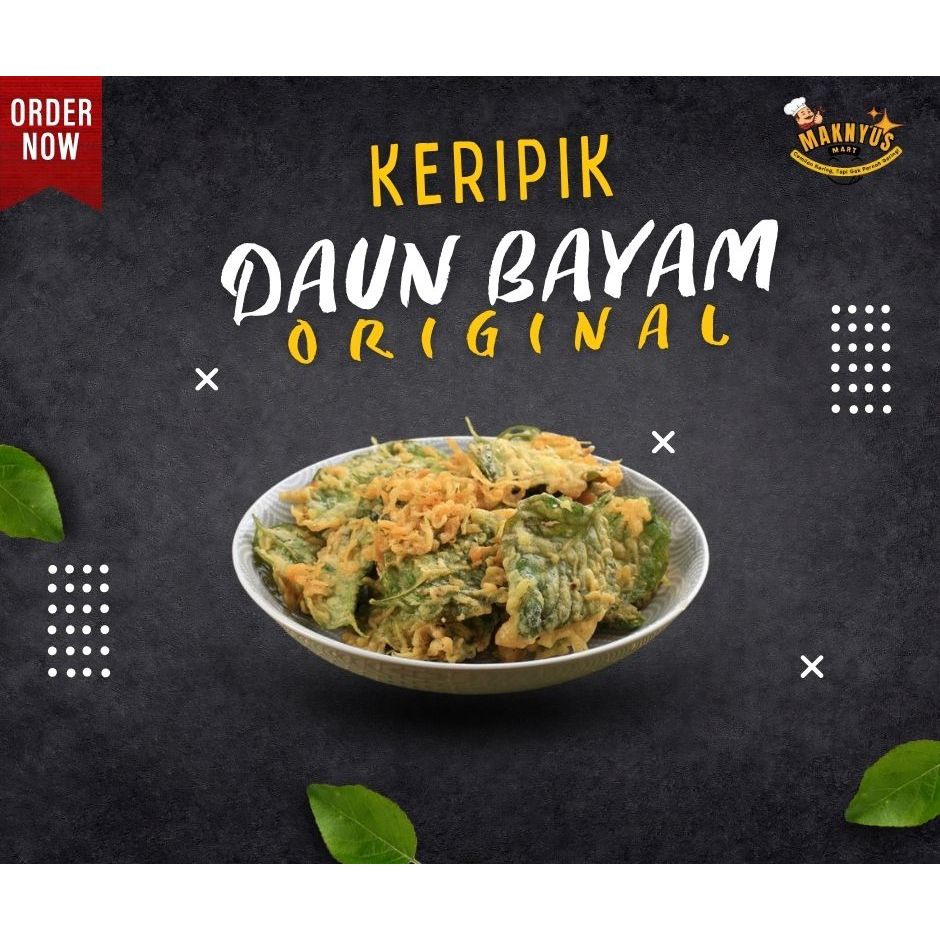 

Keripik Daun Bayam Original 50gr – 1kg | Gurih, Renyah, Cemilan Sehat dari Gudang Cemilan
