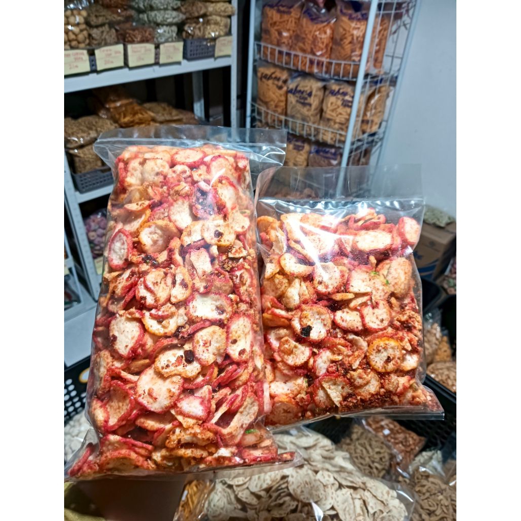 

KERUPUK SEBLAK PEDAS 500g