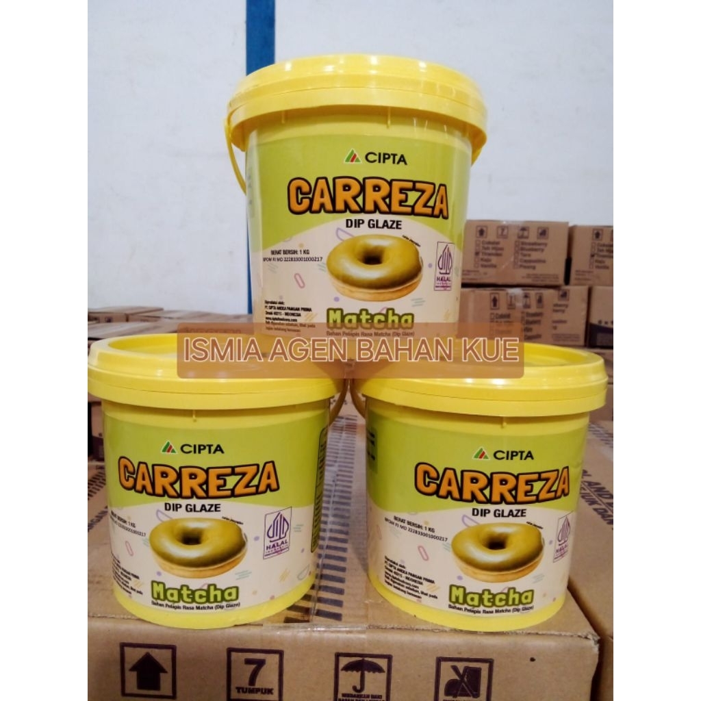 

CAREZZA DIP GLAZE VARIAN MATCHA TEH HIJAU 1KG