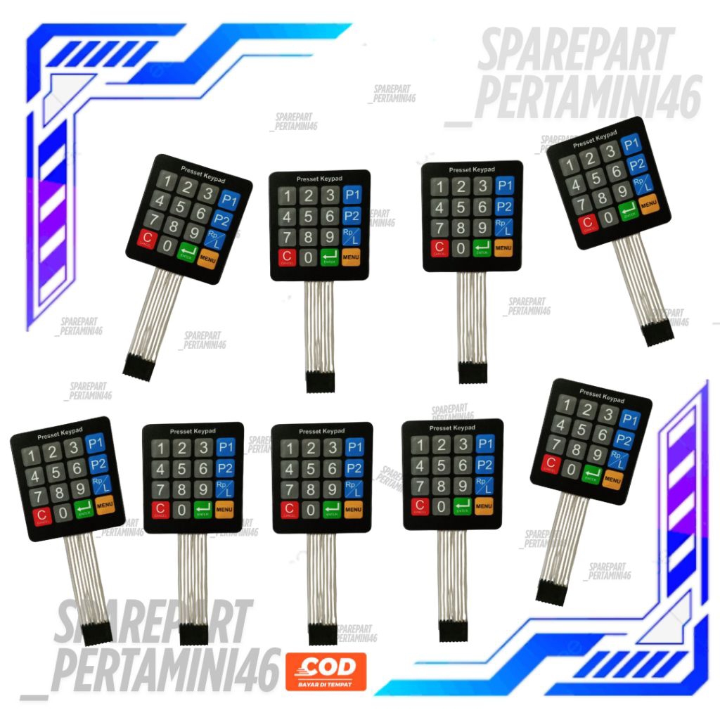 Tombol Keypad Best Presset Pertamini Pom Mini Digital Terlaris