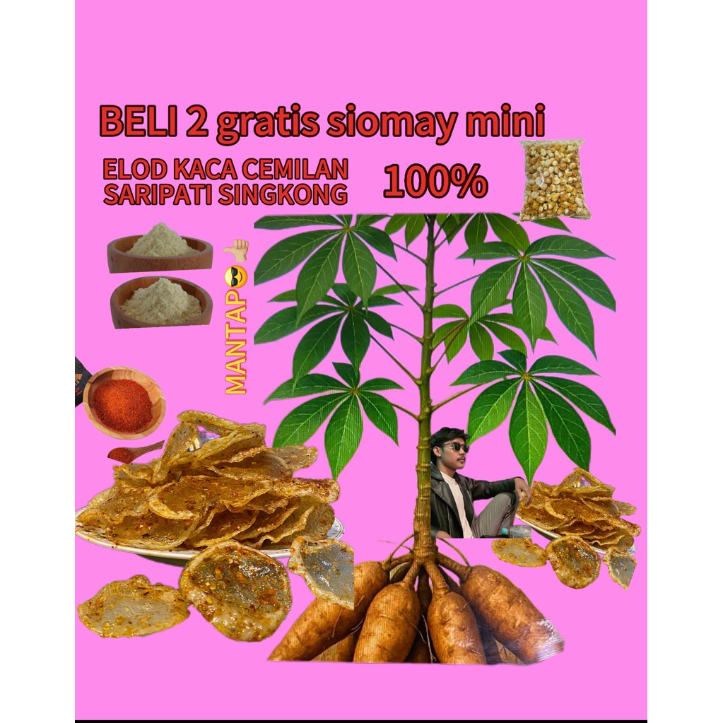 

Elod Musk - Makanan ringan ceumilan siutet elod sbring 250 gram cemilan singkong pedas Ceumilan Si Utet