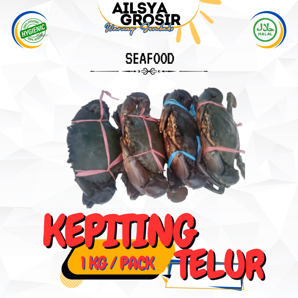 

KEPITING TELUR GEMUK HIDUP 1 KG
