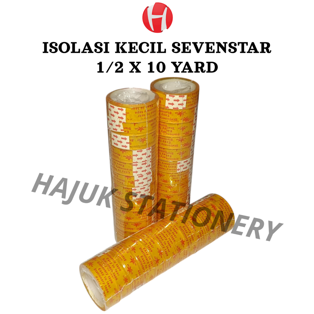 

(1 SLOP) ISOLASI KECIL 1/2 x 10 YARD SEVENSTAR