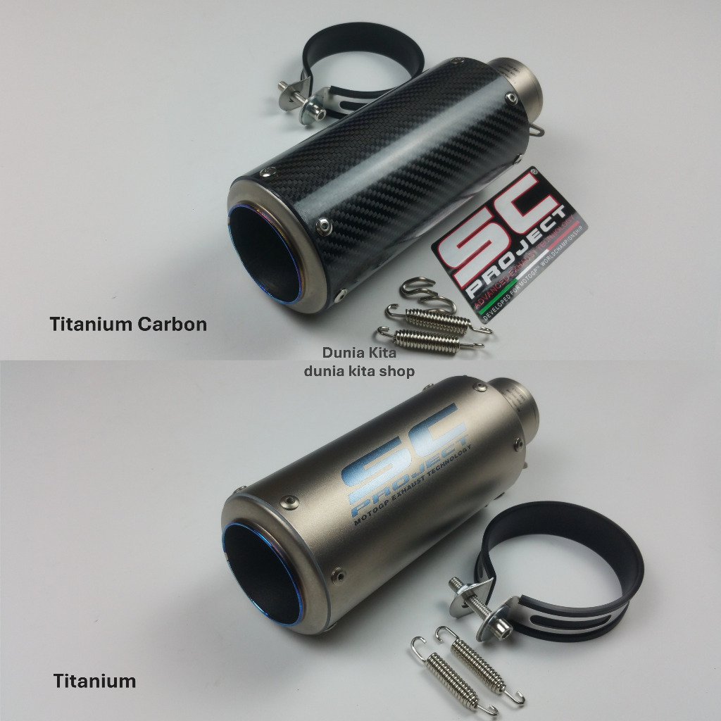 Knalpot SC Project Titanium
