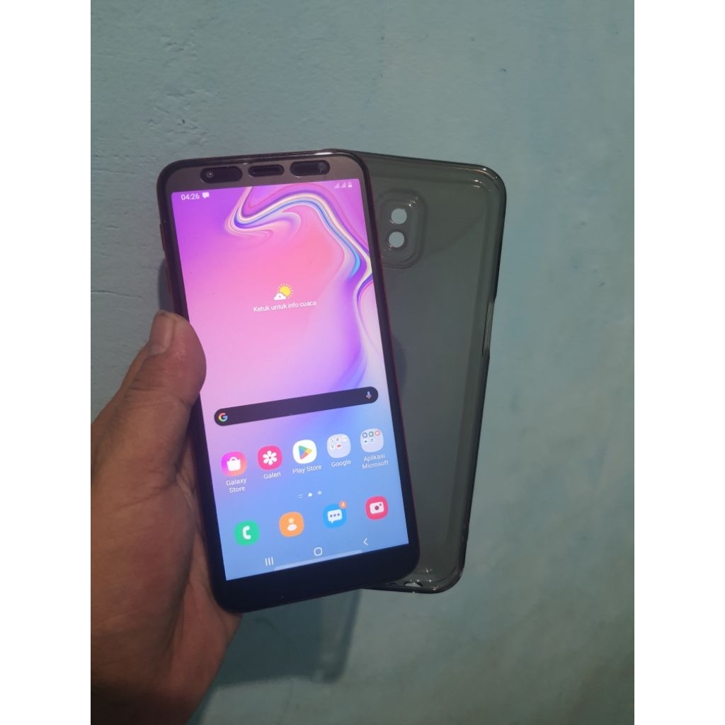 Hp seken samsung J6 plus ram 3/32gb