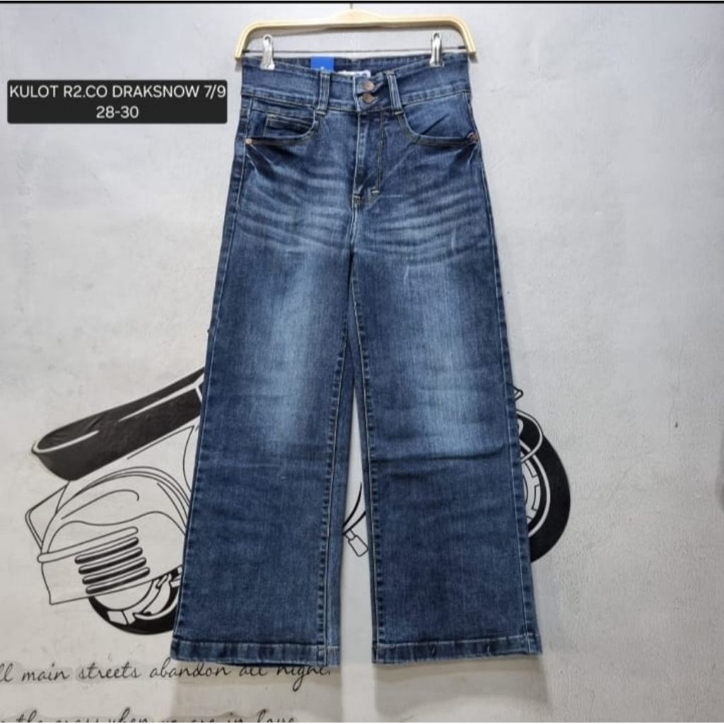 NEW CELANA JEANS KULOT MISS2000 PREMIUM / KULOT JEANS WANITA 7/9 GET IT  Sz 28-34