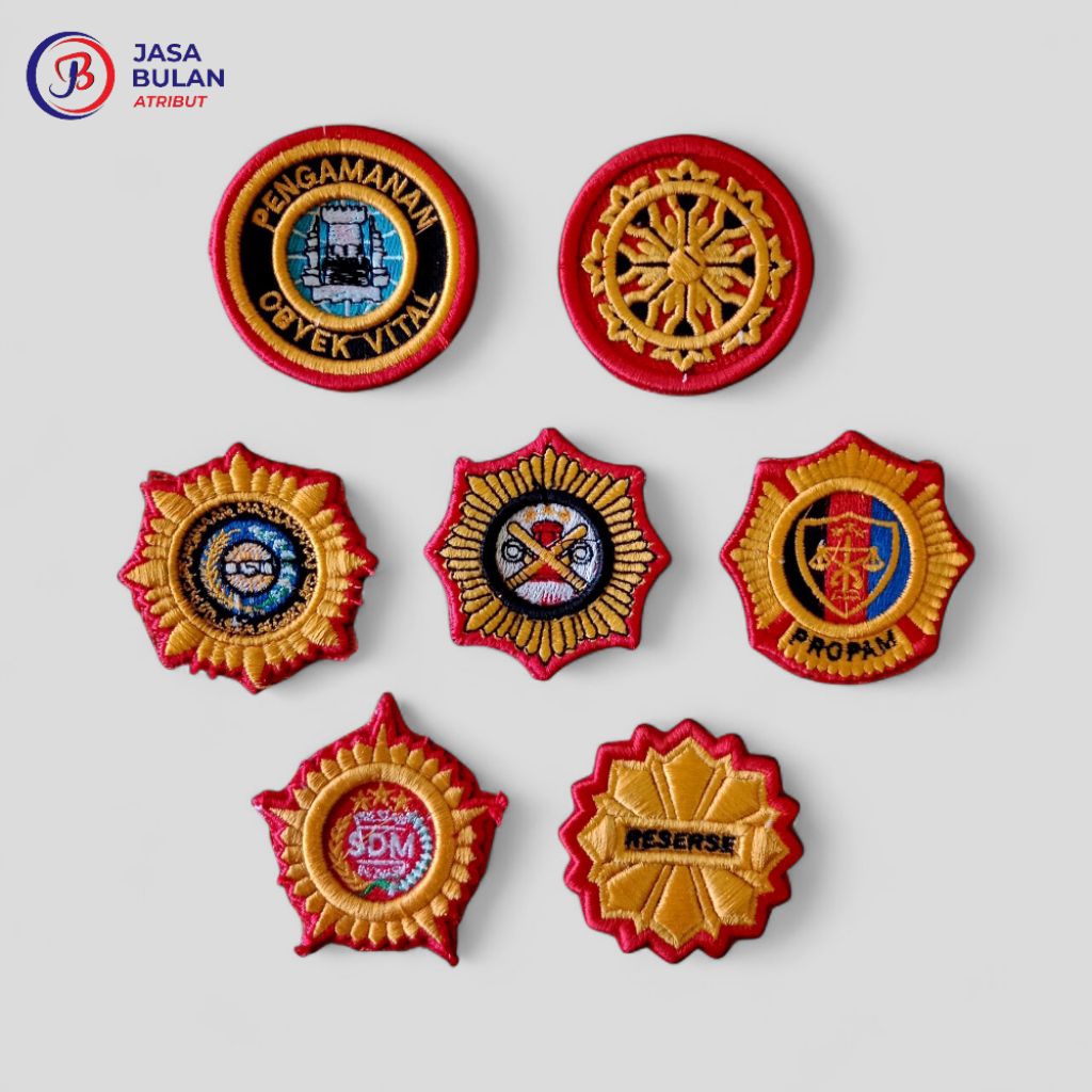 BORDIR SERAGAM PDL | BORDIRAN POLRI