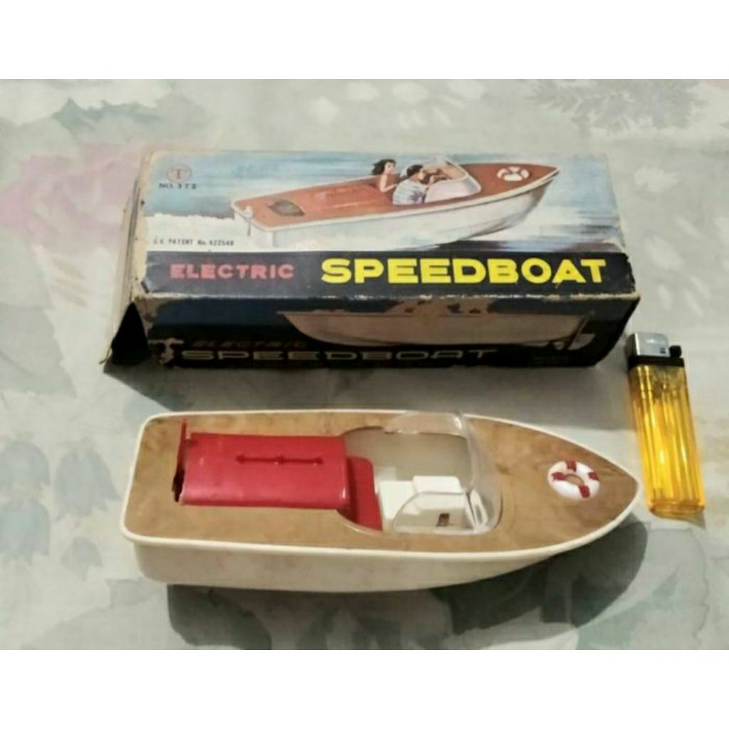 Speed Boat Mainan Vintage Original '80an