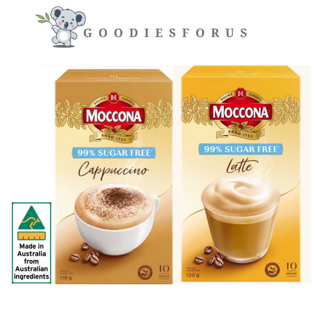 

Kopi Instant Moccona Coffee Sachets Sugar Free Latte 10 pack