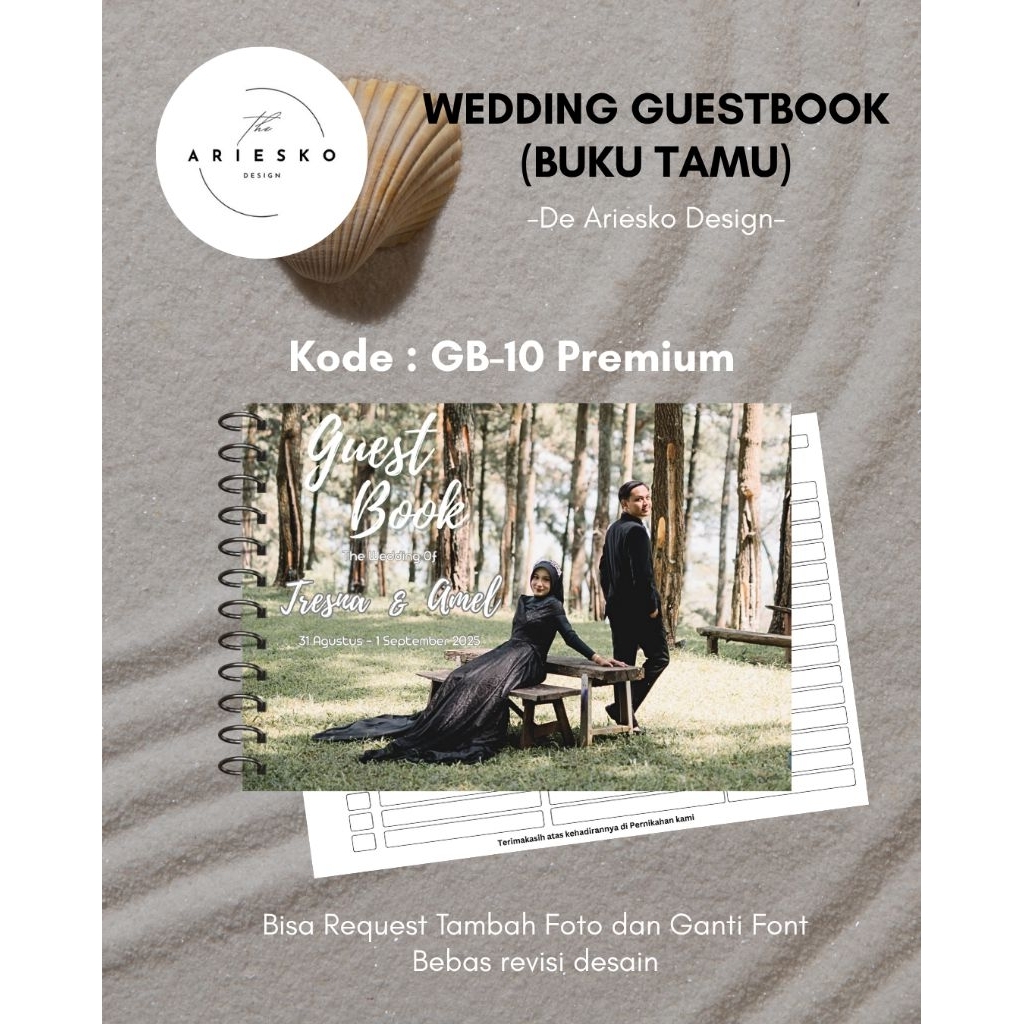 

Buku Tamu Pernikahan I Guest Book I Elegan I Premium