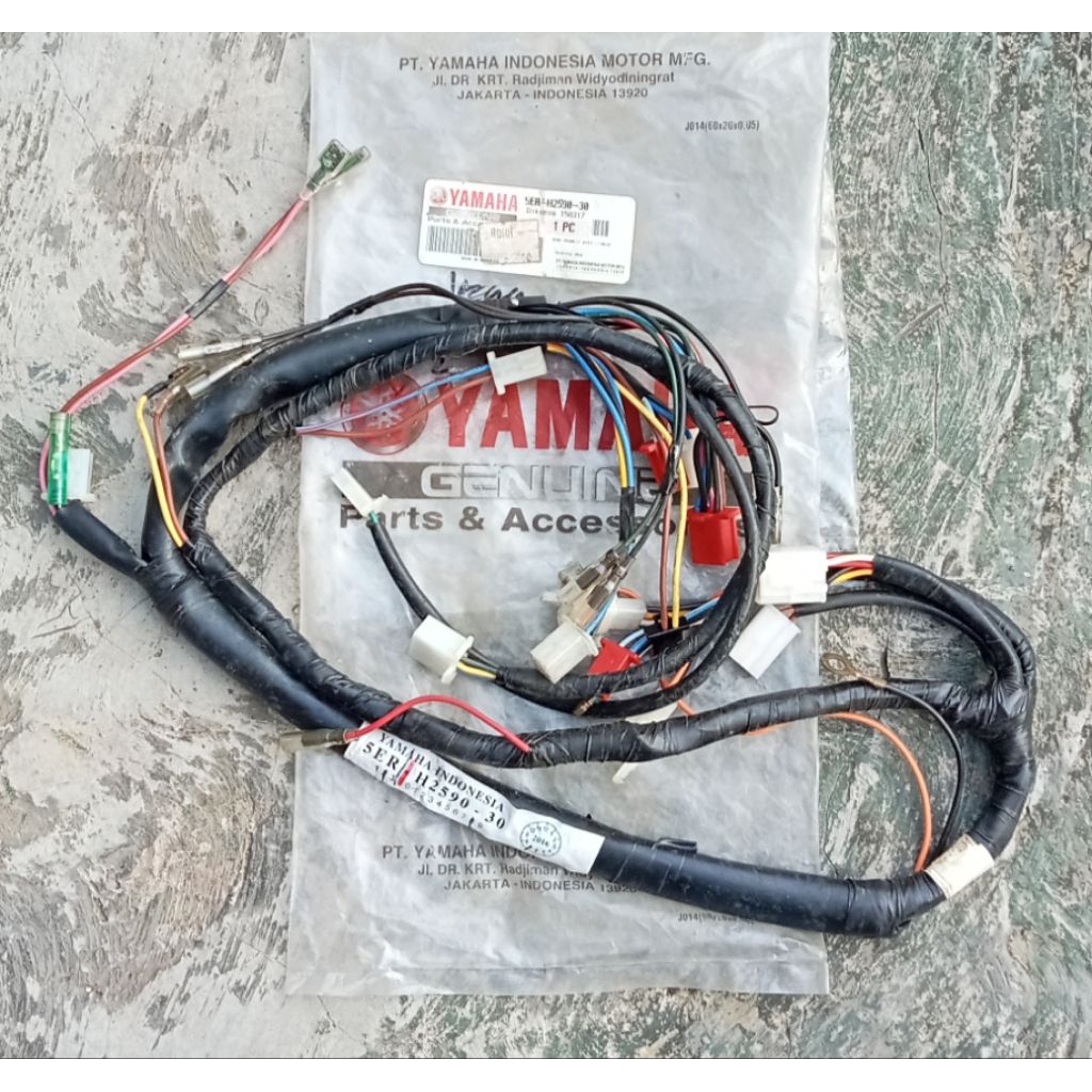 Yamaha Vega lama kabel body Vega lama wireharnes Vega old