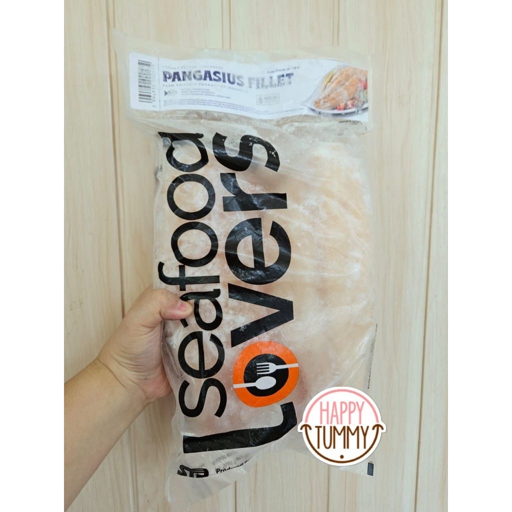 

seafood lovers DORY fillet pangasius premium 1kg less ice dori ikan