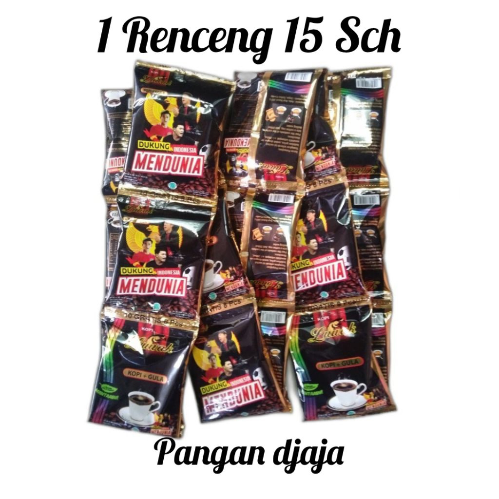 

Luwak kopi gula hitam 1 renceng 15 sachet murah