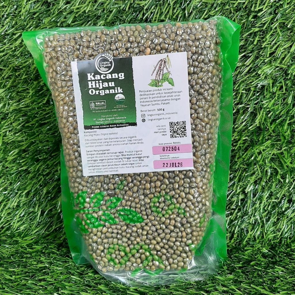 

Kacang hijau Lingkar Organik 500gr
