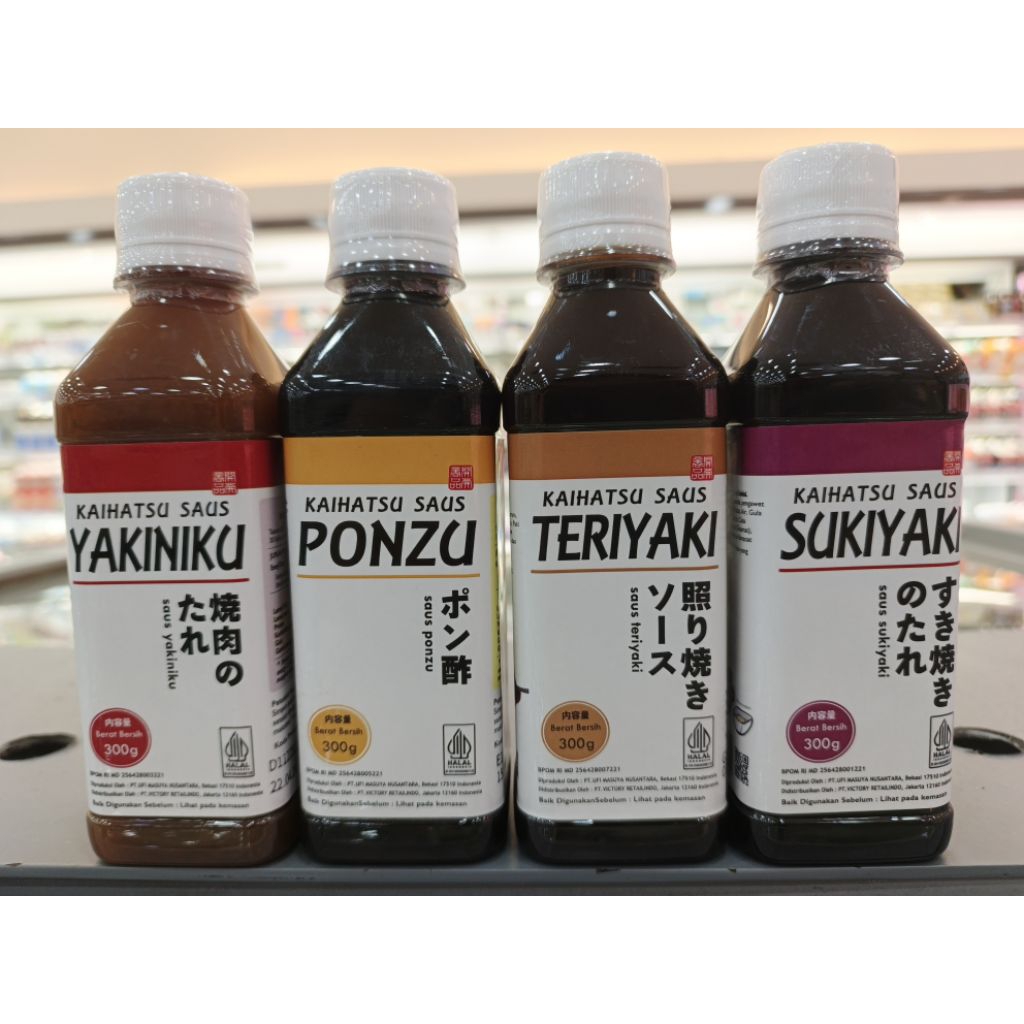 

KAIHATSU SAUCE TERIYAKI PONZU SUKIYAKI YAKINIKU 300 G
