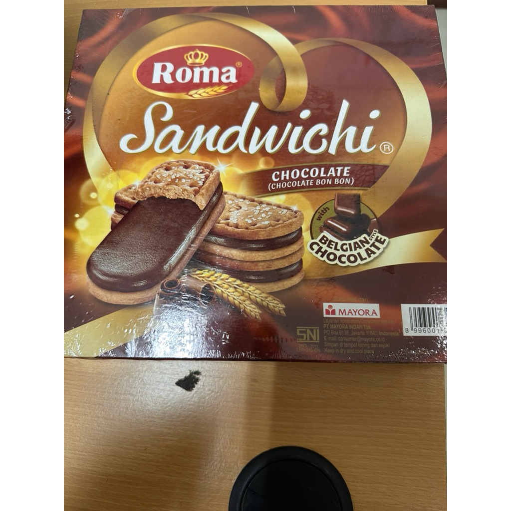 

ROMA SANDWICH HARGA PER BOX (isi 12 x 20gr)