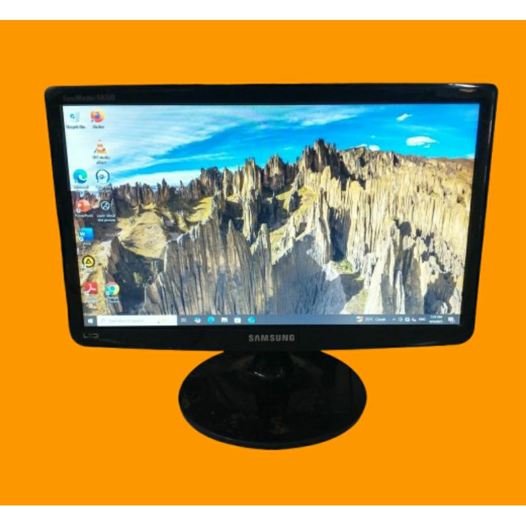 Monitor Komputer 19inch Samsung LCD Bening Tidak ada Adaptor Terimakasih