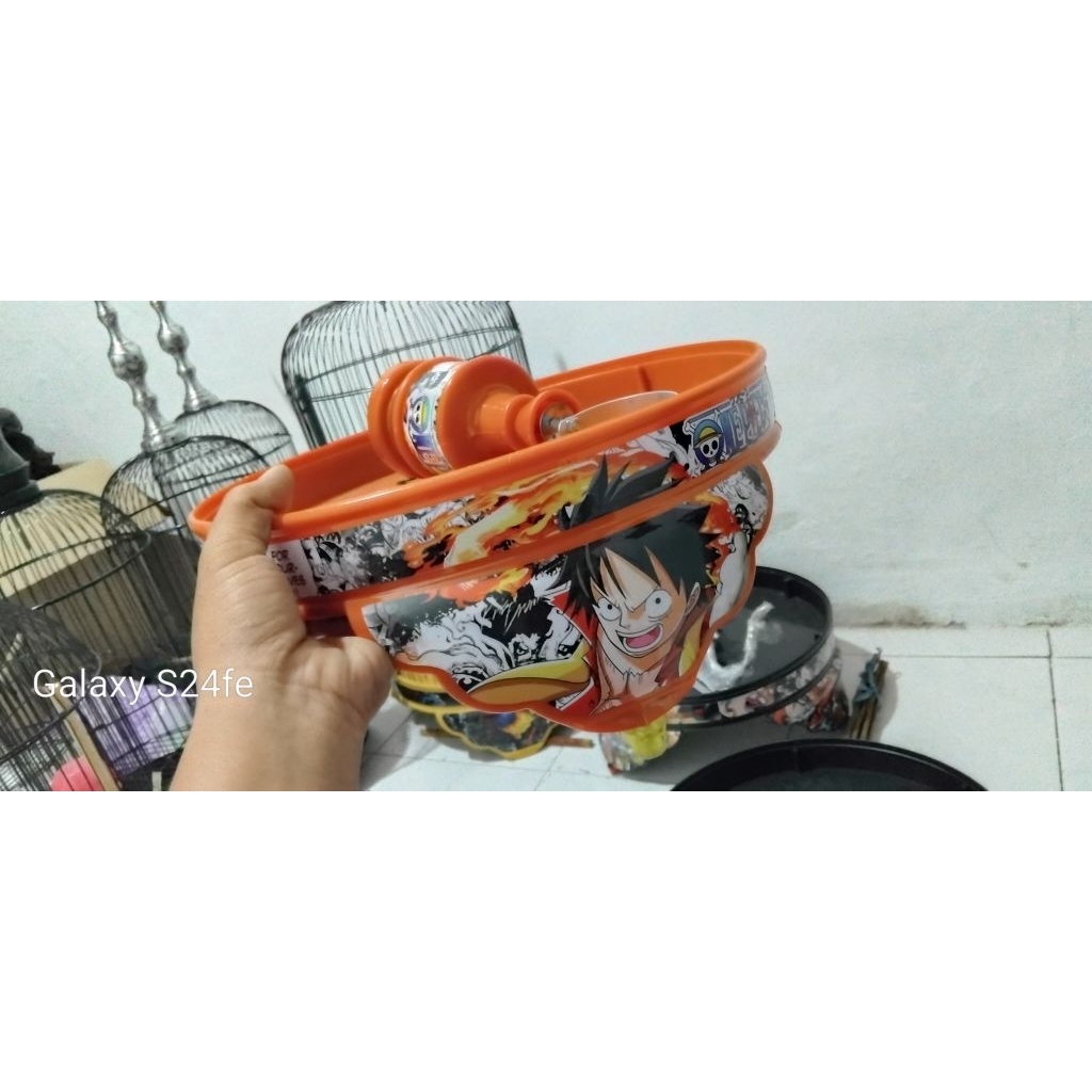 Tebok pvc decal one piece D33 untuk sangkar Lovebird ,konin ,pleci