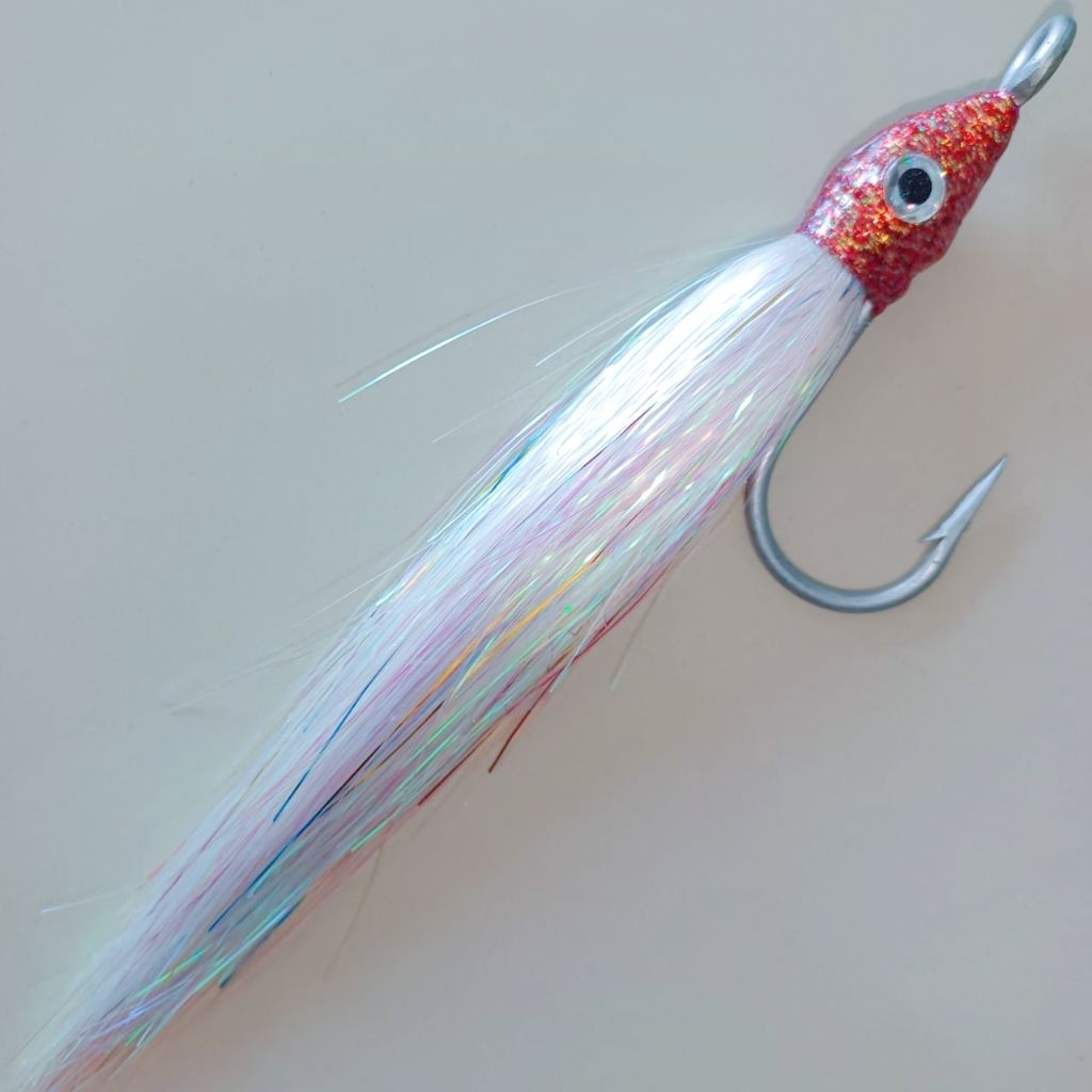 Jigging dan Umpan Cumi Serat Sutra dan cumi Karet assist hook, Umpan Cumi  - bisa Umpan Metal Jig um