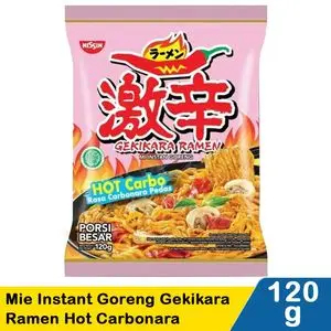 

Nissin Mie Goreng Gekikara Ramen Hot Carbo 120G