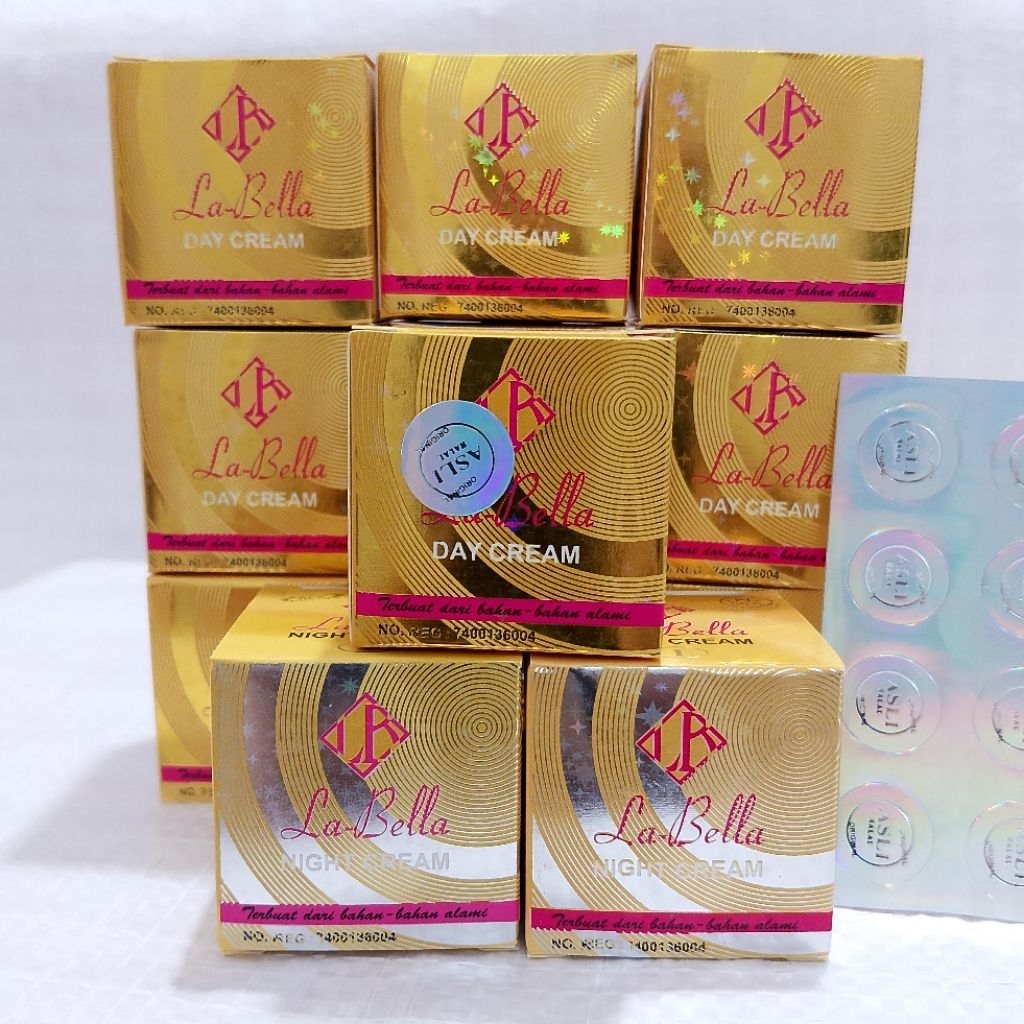 Labella Cream pemutih wajah siang malam ORIGINAL‎‎